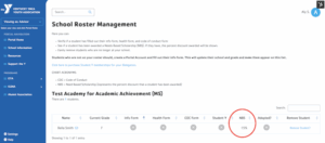 screenshot of Need Based Scholarship Amount location